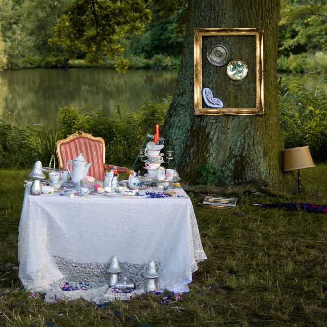 Teaparty in Wonderland Alice in Wonderland Style Table Decoration - Disney  Themed Wedding Designs