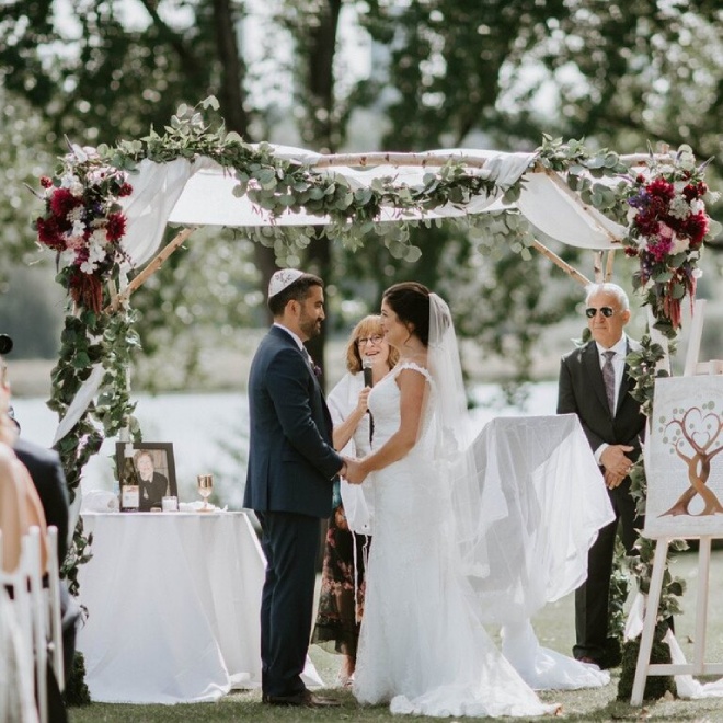 Jewish wedding blessings
