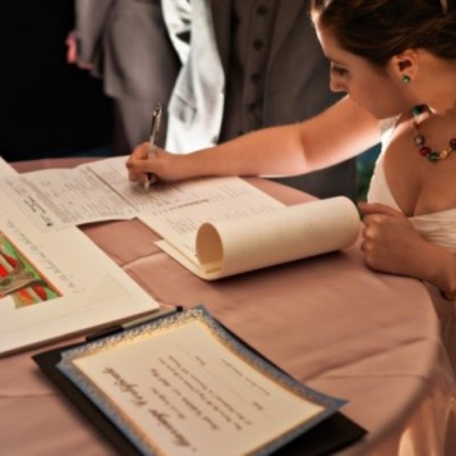 Orthodox Jewish wedding