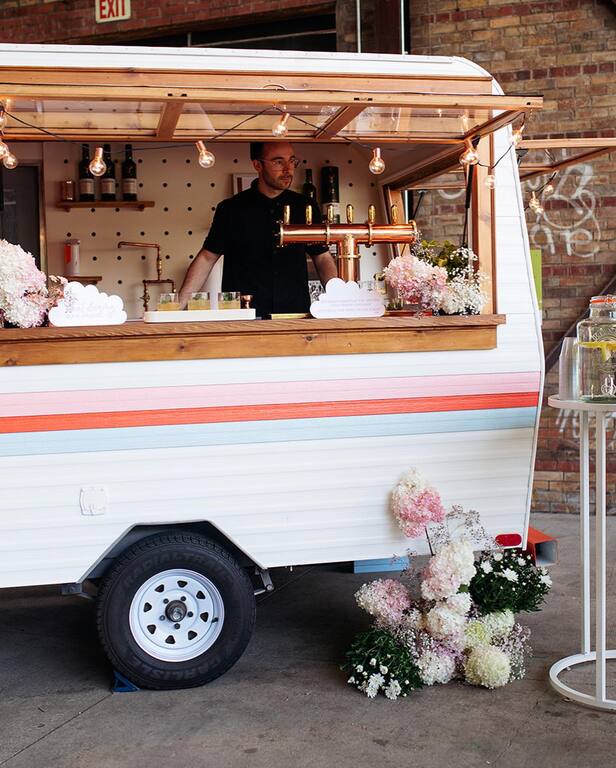 Tipsy Turny Trailer Mobile Bar