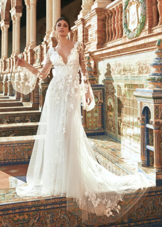 Long Sleeve Wedding Dresses – Camellia Wedding Gown