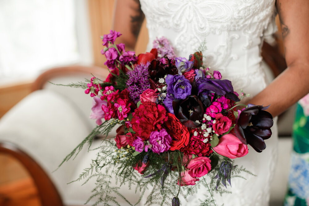 Floral and Brick